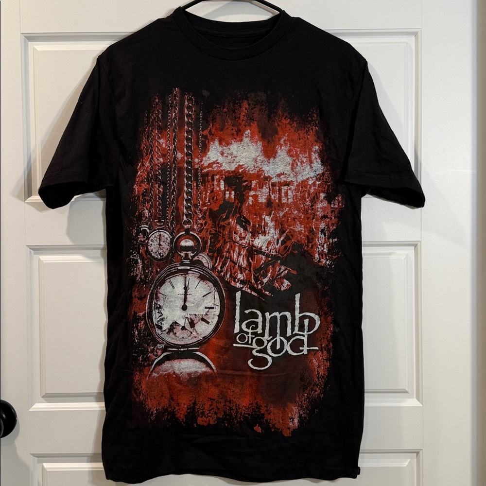 Lamb Of God Unisex Adult watch T-Shirt / Black medium NWOT